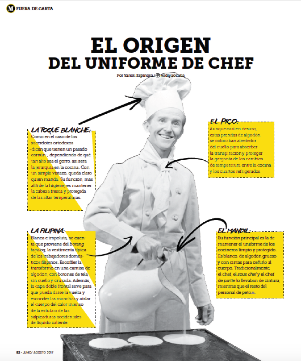Los secretos del uniforme de Chef | MakinGastronomy